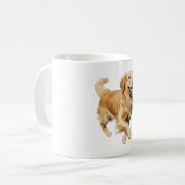 Mug Exubérant Golden Retriever Playtime - Chien dynami (Devant gauche)