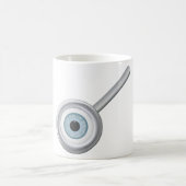 Mug Eyeball Magnification Verre amusant Inspection des (Centre)