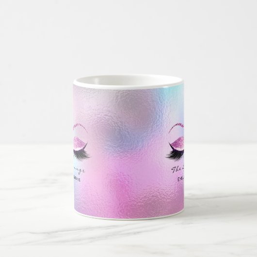 Mug Eyelash Extension Beauté Studio Rose Bleu Ombre (Centre)