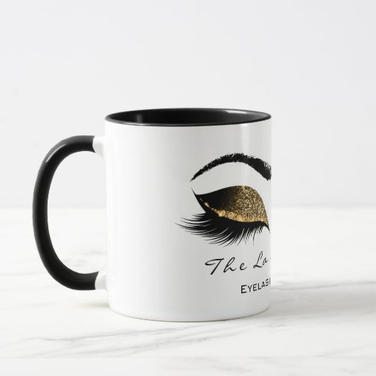 Mug Eyelash Extension Beauty Maquillage Parties scinti (Gauche)