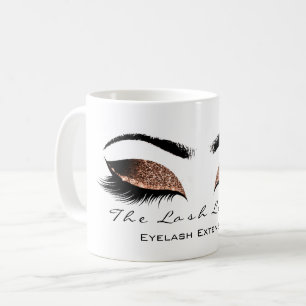 Mug Eyelash Extension Beauty Studio Coffe Parties scin
