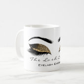 Mug Eyelash Extension Beauty Studio Honey Gold Parties (Devant gauche)