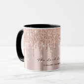 Mug Eyelash Extention Beauté Rose Maquillage étincelle (Devant gauche)