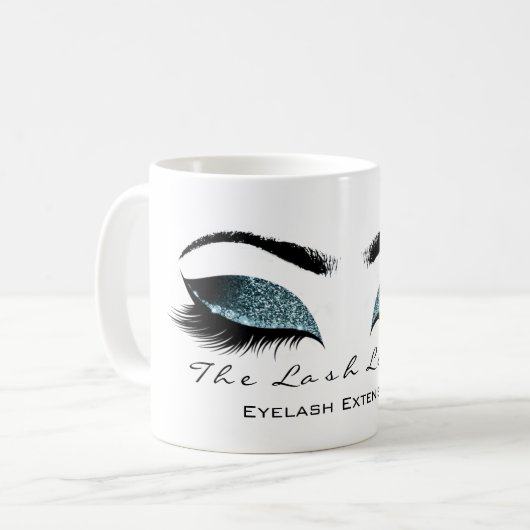 Mug Eyelash Extention Beauty Studio Parties scintillan (Devant gauche)