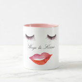 Mug Eyelashes and Lips    (Centre)