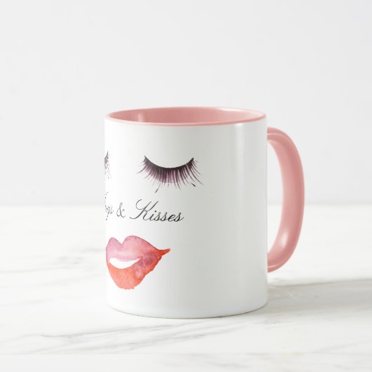 Mug Eyelashes and Lips    (Devant droit)
