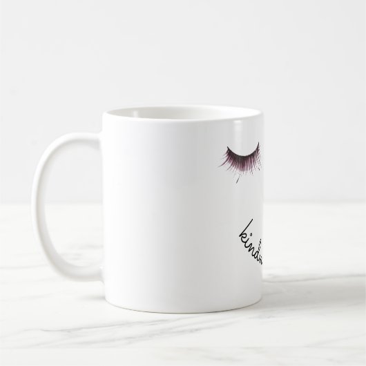 Mug Eyelashes La gentillesse compte (Gauche)