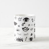 Mug Eyes Motif : Motif Vintage tendance (Centre)