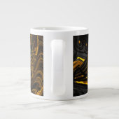 Mug - F1489 "Flux d'or noir" (Dos)