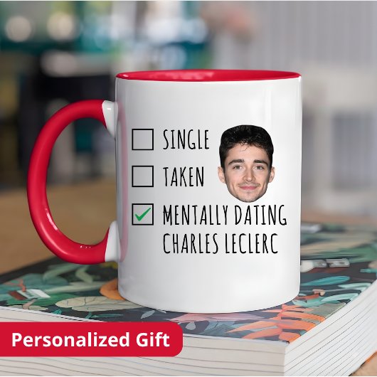 Mug F1, Prise simple Rencontre Mentale Charles Leclerc
