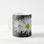 Mug F42 Fleurs sauvages blanches Aster lisse (Devant gauche)