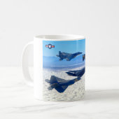 MUG F-117A NIGHTHAWK - F-4 F-15 F-22 (Devant gauche)