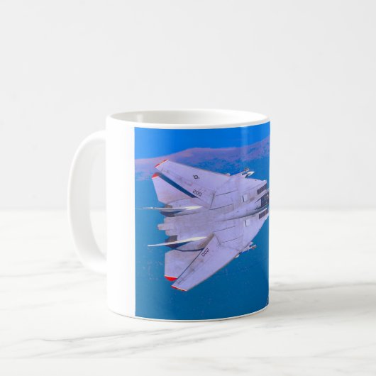 MUG F-14 TOMCAT "AILES À FLÈCHE VARIABLE" (Devant gauche)