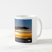Mug F-14 TOMCAT Coucher de soleil (Devant droit)