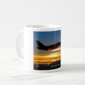 Mug F-14 TOMCAT Coucher de soleil (Devant gauche)