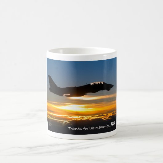 Mug F-14 TOMCAT Coucher de soleil (Centre)