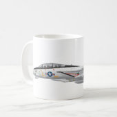 Mug F-14 Tomcat Military Fighter Jet VF-21 (Devant gauche)