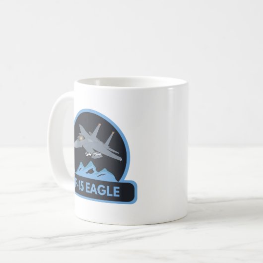 Mug F-15 Eagle Jet Fighter (Devant gauche)