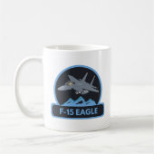 Mug F-15 Eagle Jet Fighter (Gauche)