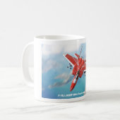 Mug F-15J JASDF 50th Anniversary Red Eagle (Devant gauche)