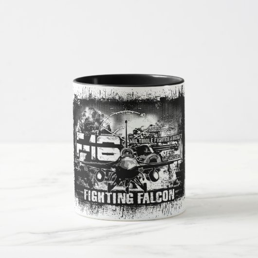 Mug F-16 Faucon combattant (Centre)