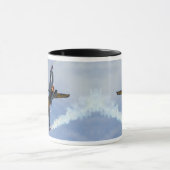 Mug F-16 Tigre Tourne Et Brûle (Centre)
