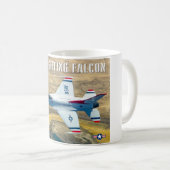 MUG F-16C FALCON DE COMBAT (Devant droit)