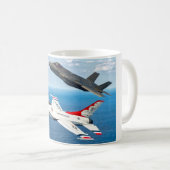 MUG F-16C FALCON ET F-35A LIGHTNING II (Devant droit)