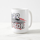 Mug F-22 Raptor (Devant droit)