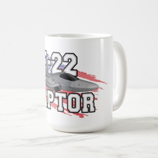 Mug F-22 Raptor (Devant droit)