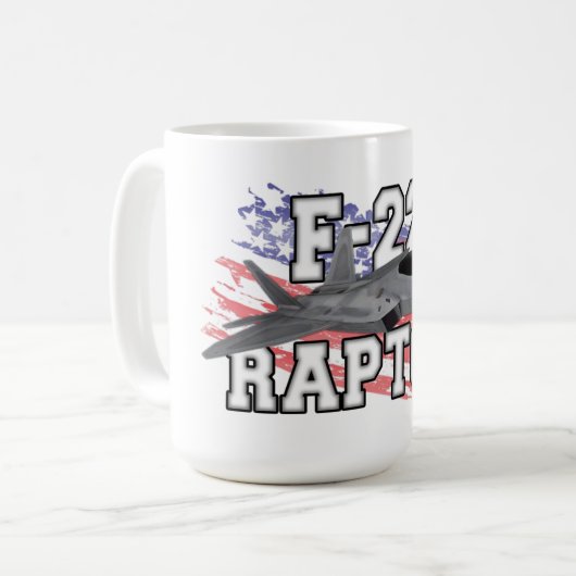 Mug F-22 Raptor (Devant gauche)