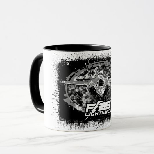 Mug F-35 Éclair II (Devant gauche)