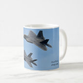 Mug F-35 et F-22 Avion de chasse (Devant droit)