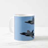 Mug F-35 et F-22 Avion de chasse (Devant gauche)