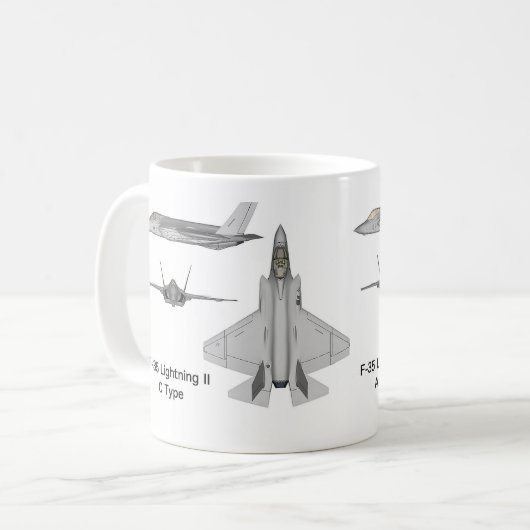 Mug F-35 Lightning II (Devant gauche)