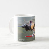Mug F-35A LIGHTNING II and F-16C VIPER (Devant gauche)