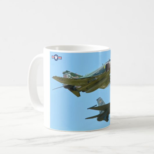Mug F-4 PHANTOM et F-16 FALCON DE COMBAT (Devant gauche)