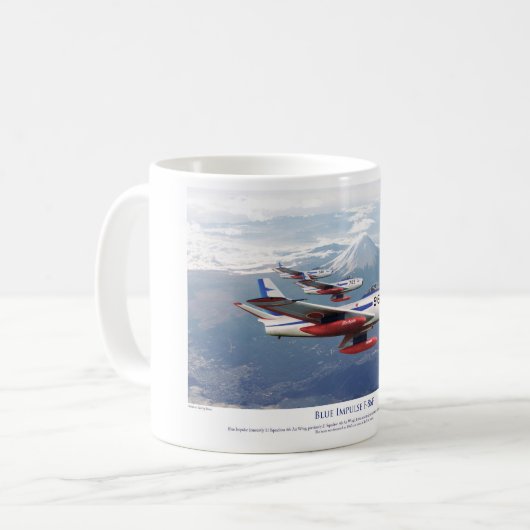 Mug F-86F Blue Impulse ブルーインパルス (Devant gauche)