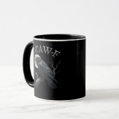 Mug F-Caw-F Bird Moon Gothic Classic Cool Design (Devant gauche)