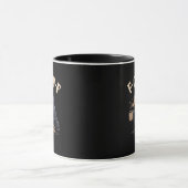 Mug F Caw F Café Corbeau Gothique Corbeau Drôle Hallow (Centre)