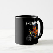 Mug F-Caw-F Chicken Classic Aesthetic Graphic (Devant droit)