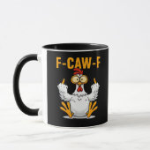 Mug F-Caw-F Chicken Classic Funny Trendy (Gauche)