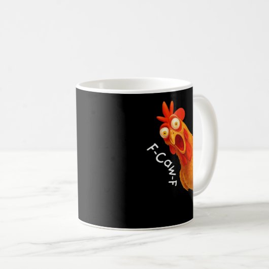 Mug F-Caw-F Chicken Essential Minimal Clean (Devant droit)