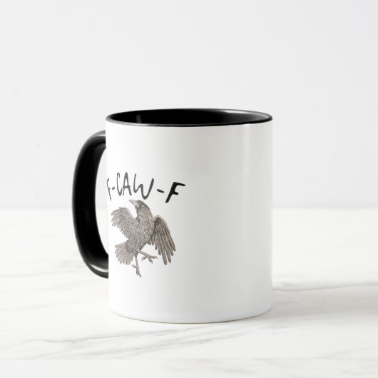Mug F-Caw-F Classic Aesthetic Casual (Devant gauche)