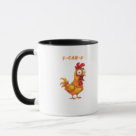 Mug F-Caw-F Classic Funny Quote (Gauche)