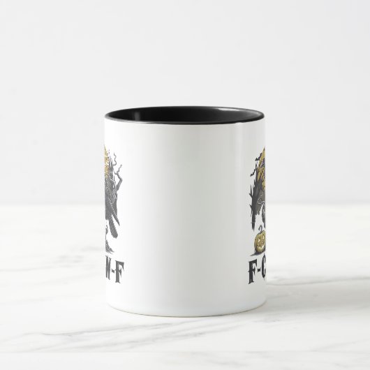 Mug F-Caw-F Classic Minimal Design (Centre)