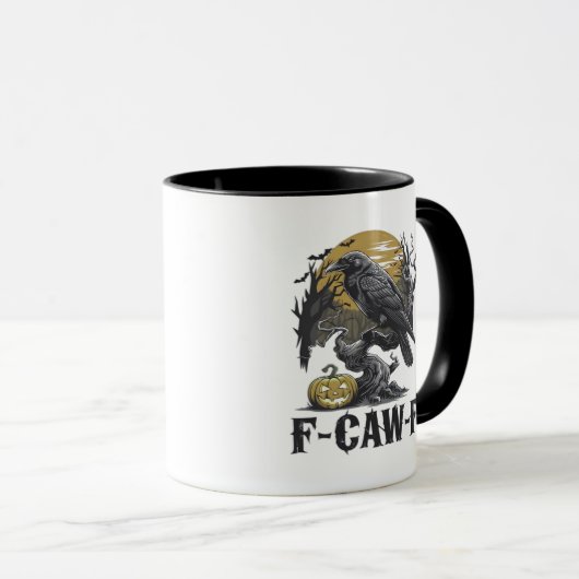 Mug F-Caw-F Classic Minimal Design (Devant droit)