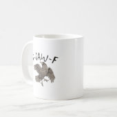 Mug F-Caw-F Classique Esthétique Décontracté (Devant gauche)