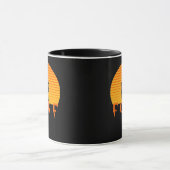 Mug F-Caw-F Corbeau Classique Esthétique Décontracté (Centre)