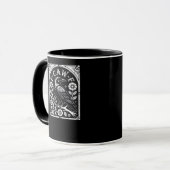 Mug F-Caw-F Corbeau Esthétique Décontracté (Devant gauche)